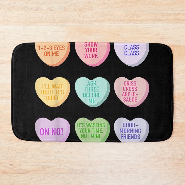 Item preview, Funny Teacher Valentines Day Conversation Heart School  designed and sold by cysandy.