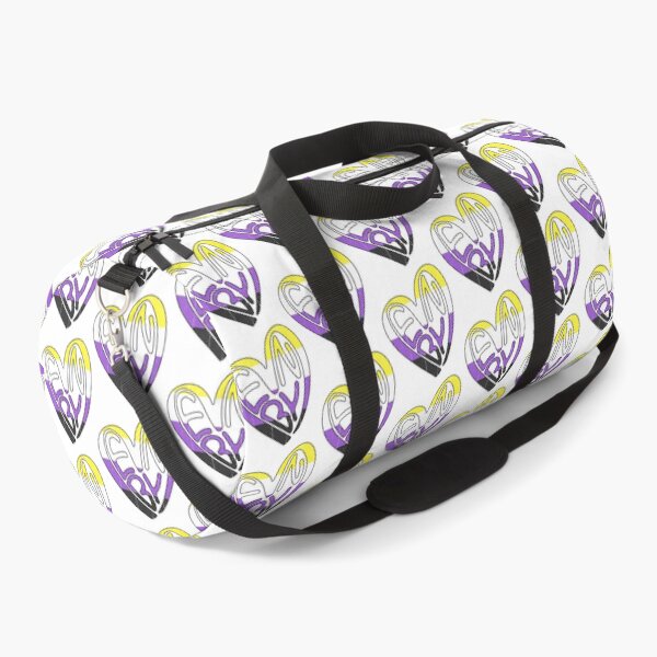 Item preview, ENBY Heart in the colors of the non-binary flag designed and sold by Happy Puppy Print On Demand.