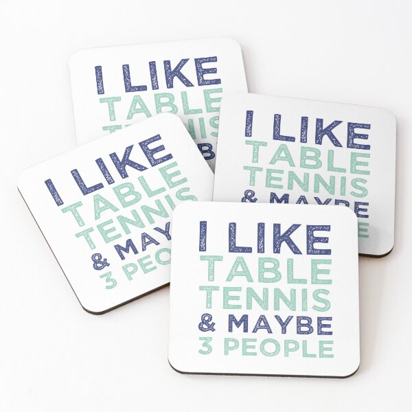 Item preview, I Like Table Tennis And Maybe 3 People - Ping Pong Lovers designed and sold by medbdj.