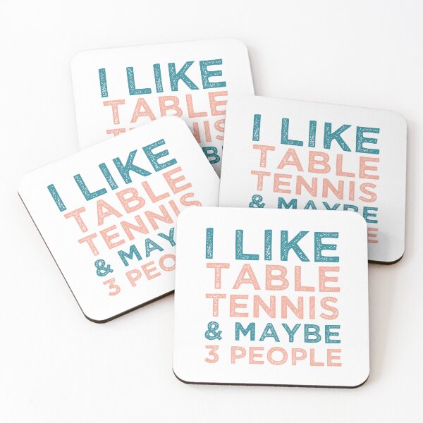 Item preview, I Like Table Tennis And Maybe 3 People - Ping Pong Lovers designed and sold by medbdj.