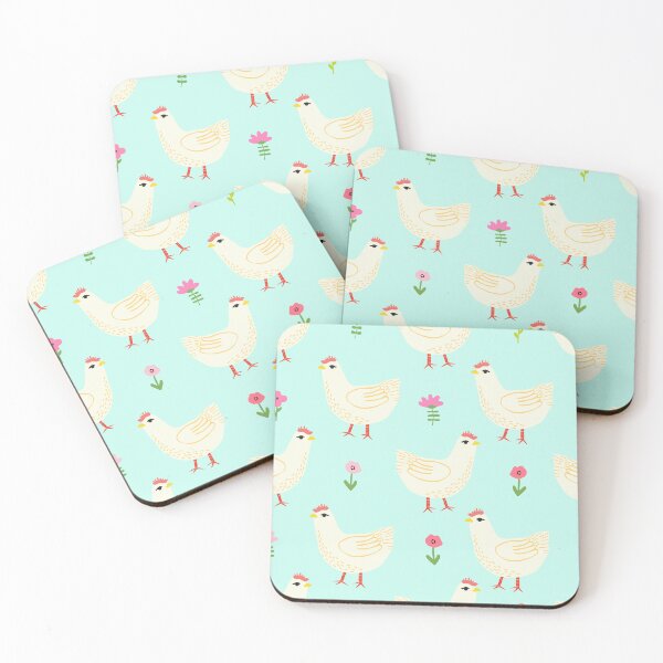 Item preview, Chicken Floral Pattern designed and sold by SweetPea49.
