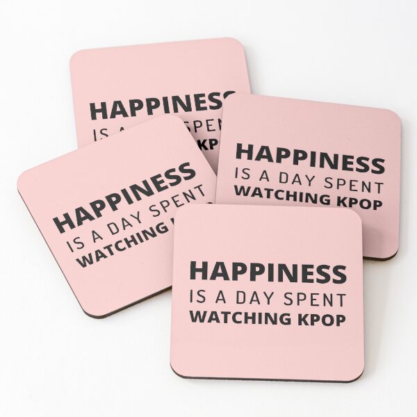 Item preview, HAPPINESS IS A DAY SPENT WATCHING KPOP | Kpop lovers designed and sold by Colorful-Inspo.
