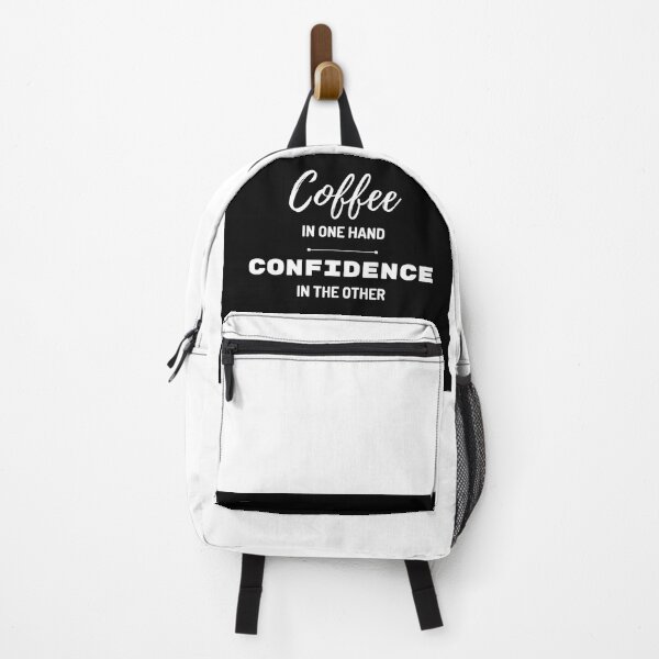 Item preview, coffee in one hand, confidence your self designed and sold by Saif6X.