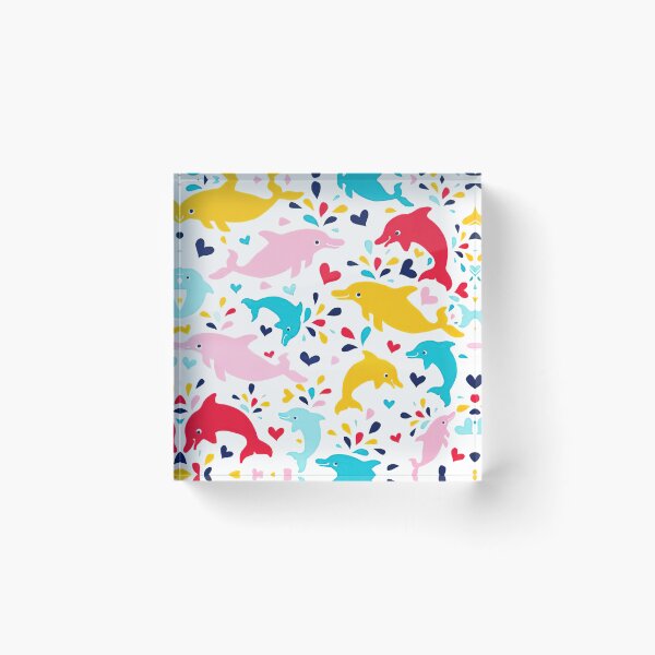 Item preview, Love Colorful Dolphins designed and sold by SweetPea49.