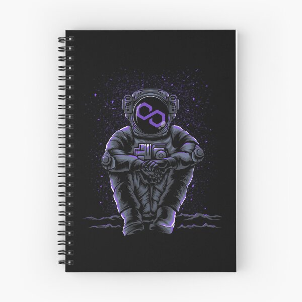 Item preview, Astronaut Sitting Polygon Matic Coin To The Moon Trading Crypto Token Blockchain Wallet designed and sold by EarlineCormier.