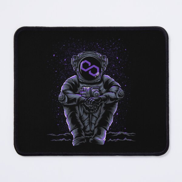 Item preview, Astronaut Sitting Polygon Matic Coin To The Moon Trading Crypto Token Blockchain Wallet designed and sold by EarlineCormier.