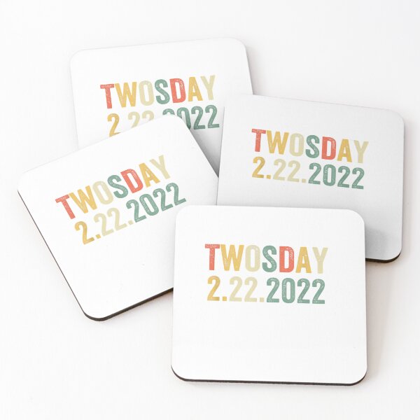 Item preview, Cute Happy Twosday Tuesday February 22nd 2022 Party 2-22-22 T-Shirt designed and sold by BaderUlas.