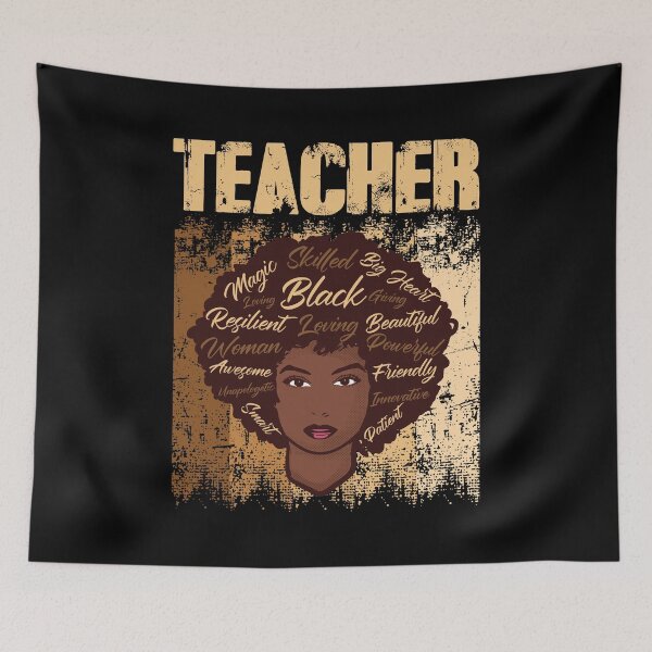 Item preview, Black Woman Smart Teacher Black History Month Black Pride designed and sold by 2blackcherries.