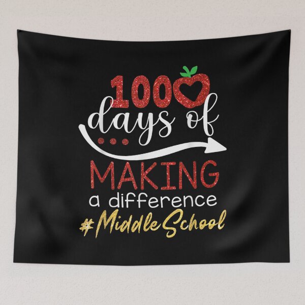 Item preview, 100 Days Of Making A Difference Middle School  designed and sold by cysandy.
