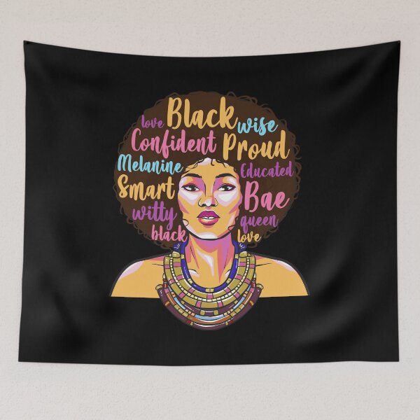 Item preview, Proud Black Girl Afro Queen Black Pride Black History Month designed and sold by 2blackcherries.