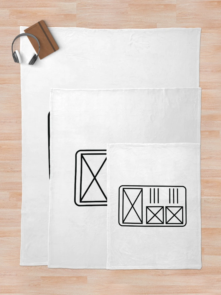 Thumbnail 5 of 6, Throw Blanket, wireframes designed and sold by UXUI-LAB.
