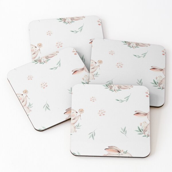 Item preview, Cute Rabbit Floral Pattern  designed and sold by SweetPea49.