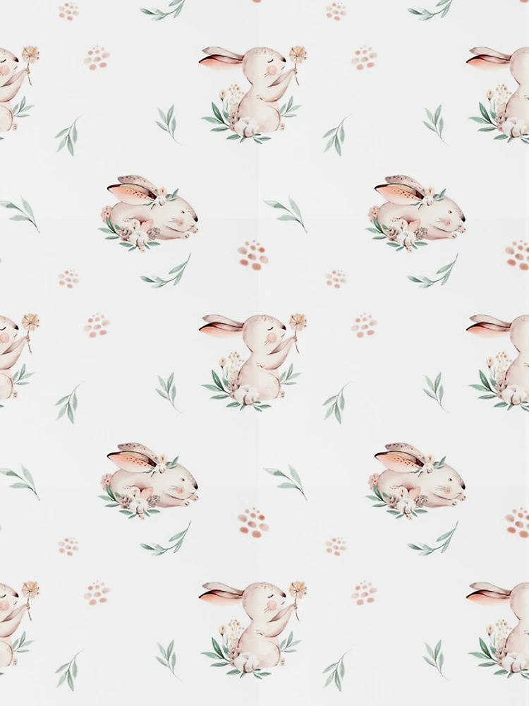 Thumbnail 4 of 4, iPhone Case, Cute Rabbit Floral Pattern designed and sold by SweetPea49.