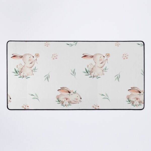 Item preview, Cute Rabbit Floral Pattern designed and sold by SweetPea49.