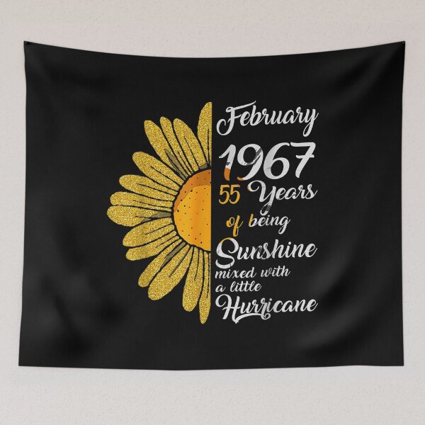 Item preview, February Girl 1967 55 Years Old 55th Birthday Gift  designed and sold by cysandy.