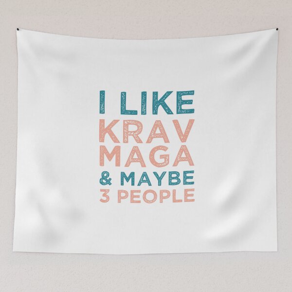 Item preview, I Like Krav Maga And Maybe 3 People designed and sold by medbdj.
