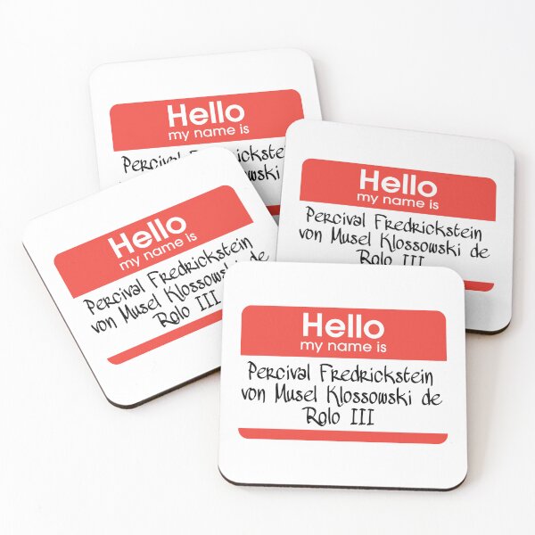 Item preview, Percival name tag designed and sold by C-gwilson.