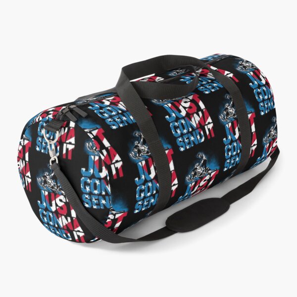 Item preview, Snowmobile Just Gonna Send It American Flag designed and sold by SweetPea49.