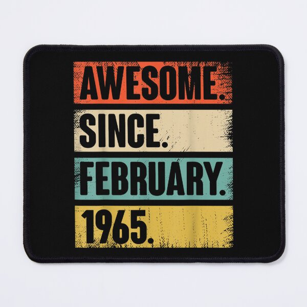 Item preview, 57 Year Old Gift Awesome Since February 1965 57th Birthday designed and sold by cysandy.