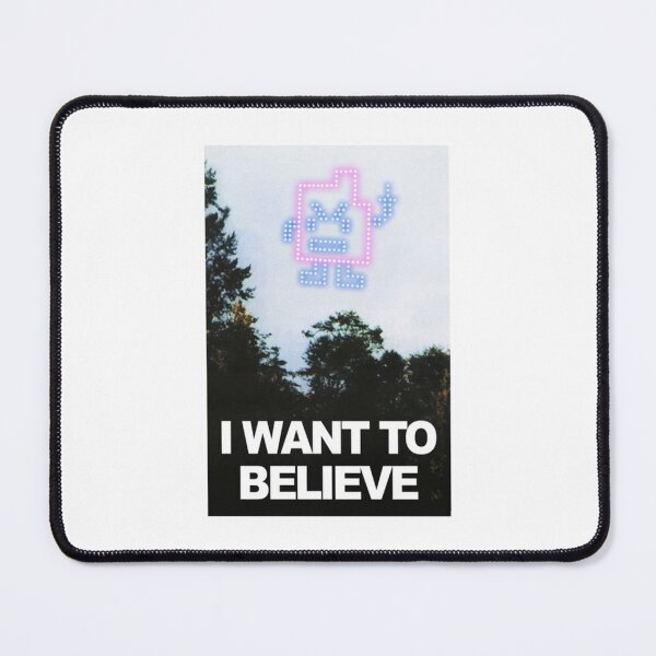 Item preview, I want to believe in Mooninites     designed and sold by HibiscuDesigns.
