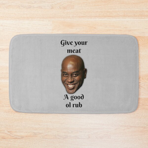 Item preview, give your meat a good ol rub   designed and sold by DCGORGANIC.