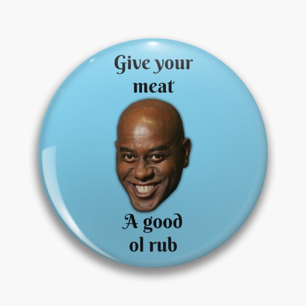 Item preview, give your meat a good ol rub   designed and sold by DCGORGANIC.