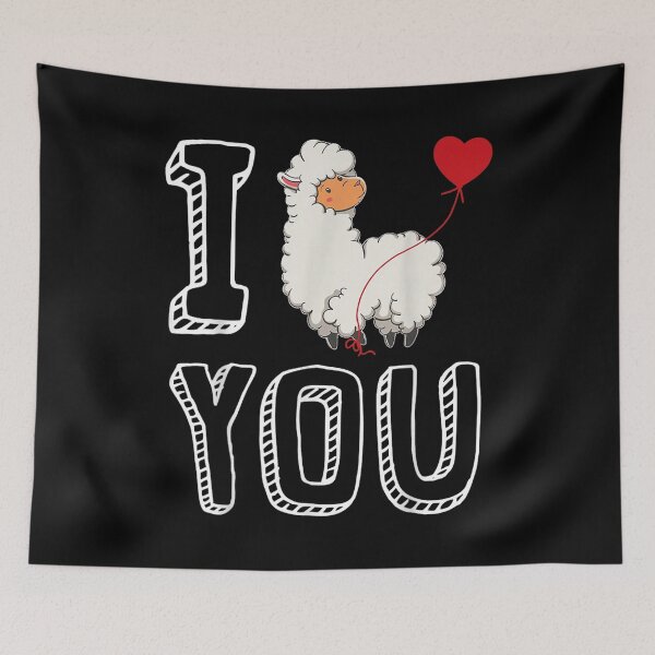 Item preview, I Llama You Funny Valentine's Day Llama Lover  designed and sold by cysandy.