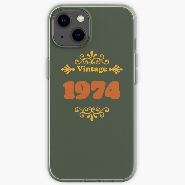 Vintage 1974 iPhone Soft Case