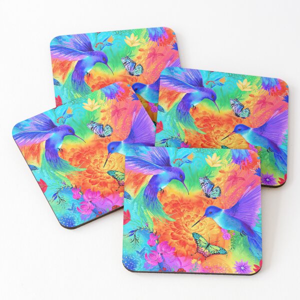 Item preview, Hummingbirds And Butterflies Art designed and sold by SweetTea4U.