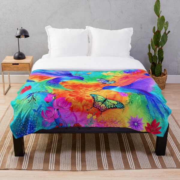 Item preview, Hummingbirds And Butterflies Art designed and sold by SweetTea4U.