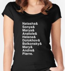 Names - Natasha, Pierre, and the Great Comet of 1812 Women's Fitted Scoop T-Shirt
