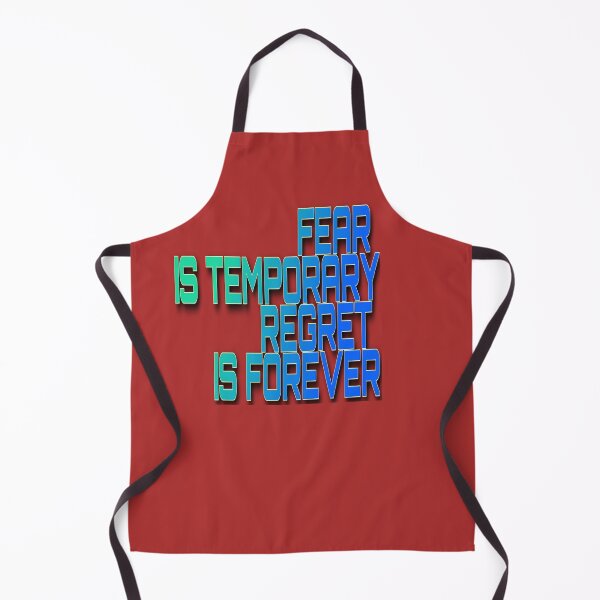 Item preview, FEAR IS TEMPORARY , REGRET IS FOREVER motivational words designed and sold by tintingouw.