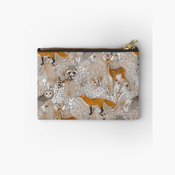 Item preview, Woodland Fox Raccoon Owl designed and sold by SweetTea4U.