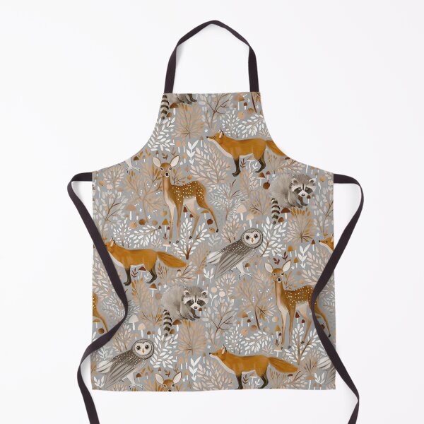 Item preview, Woodland Fox Raccoon Owl designed and sold by SweetTea4U.
