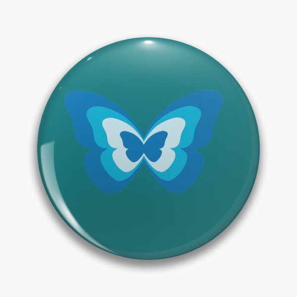 Item preview, Preppy Aesthetic Blue Aqua Love Heart Coffee Latte Butterfly Pattern     designed and sold by HibiscuDesigns.