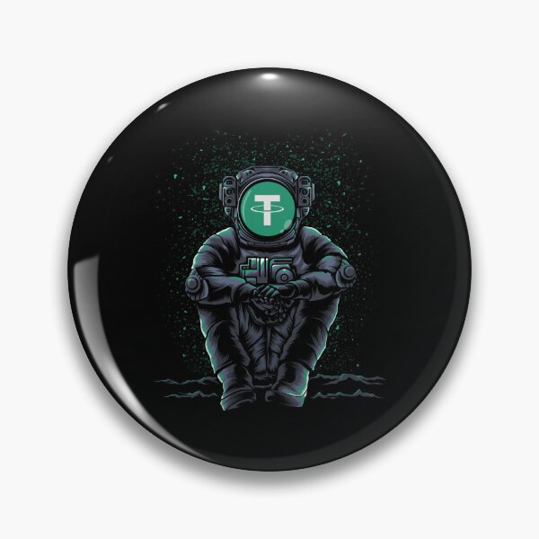 Item preview, Copy of Astronaut Skate Tether USDT Coin To The Moon Trading Crypto Token Blockchain Wallet designed and sold by EarlineCormier.