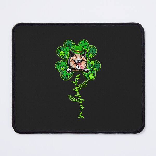 Item preview, Lucky Charm Shetland Shepdog Shamrock Happy St Patrick's Day designed and sold by JakariEzer.