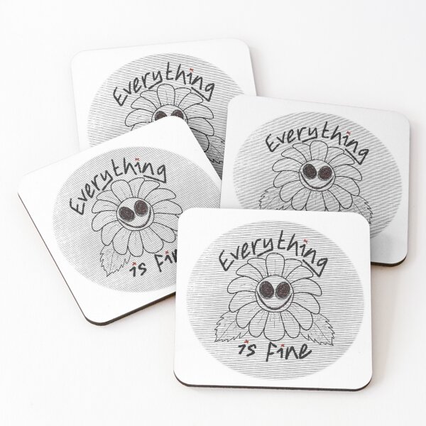 Item preview, Everything is fine cursed sunflower  designed and sold by IncognitumArt.