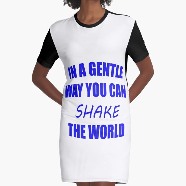 Shake the world   Graphic T-Shirt Dress