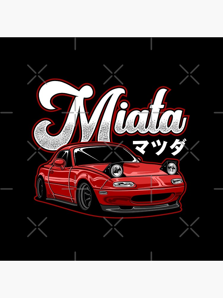 Designer Mazda Miata MX-5 na Red Backpack for Sale by martjfaulkner