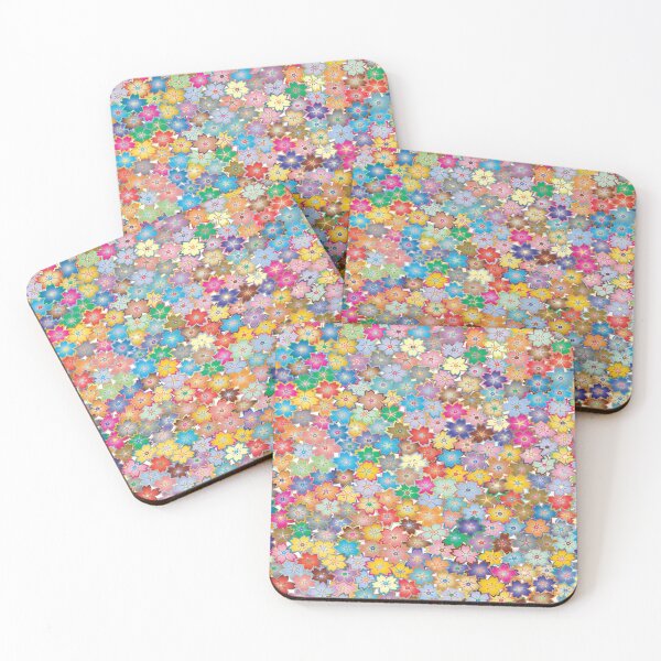 Item preview, flower pattern colorful designed and sold by muml.