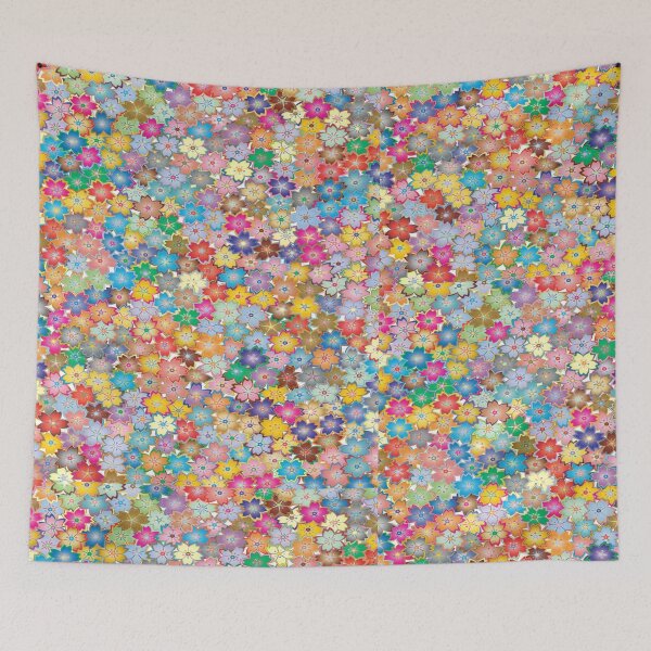 Item preview, flower pattern colorful designed and sold by muml.