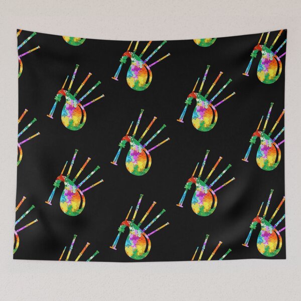 Item preview, BAGPIPE Watercolor Art designed and sold by SweetTea4U.