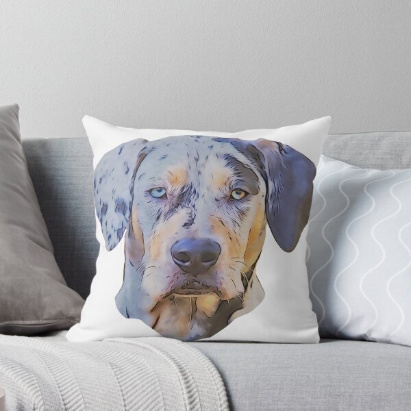 Item preview, American leopard hound dog cartoon design designed and sold by BayRosePets.