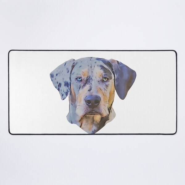 Item preview, American leopard hound dog cartoon design designed and sold by BayRosePets.
