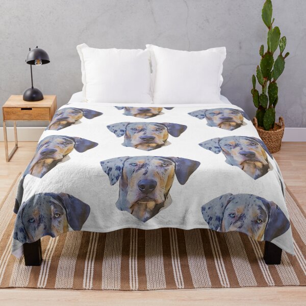 Item preview, American leopard hound dog cartoon design designed and sold by BayRosePets.