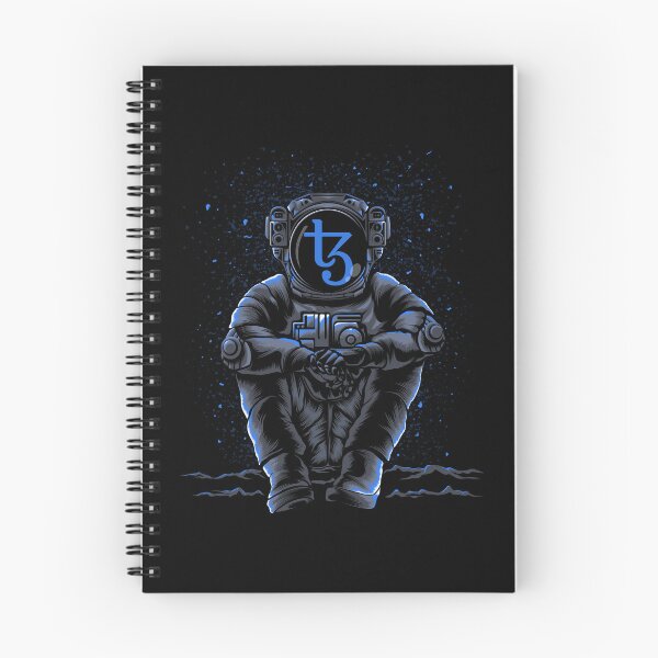 Item preview, Astronaut Sitting Tezos XTZ Coin To The Moon Trading Crypto Token Blockchain Wallet designed and sold by EarlineCormier.