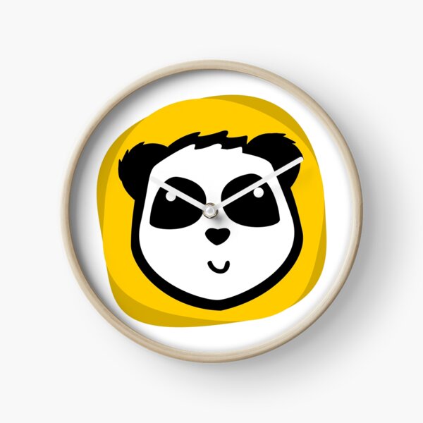 Little smile panda Clock