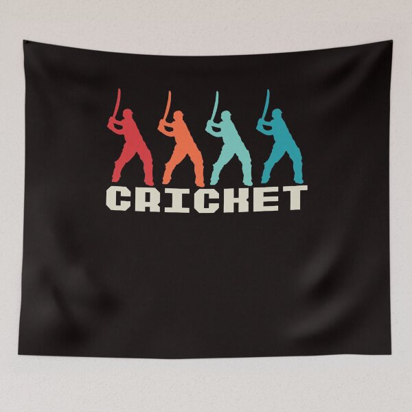 Item preview, Retro Cricket Player Vintage Team Cricketer Wicket designed and sold by TomGiantDesigns.