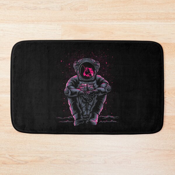 Item preview, Astronaut Sitting Uniswap UNI Coin To The Moon Trading Crypto Token Blockchain Wallet designed and sold by EarlineCormier.